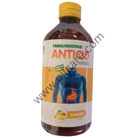 Pankajakasthuri Anticid Liquid Ginger Sugar Free