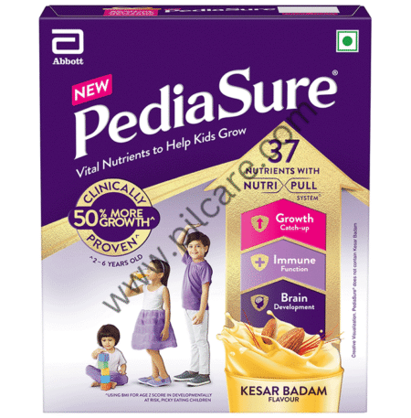 PediaSure Scientifically Designed Nutritional Drink for Kids Growth Kesar Badam
