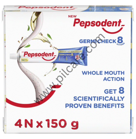 Pepsodent Germi Check 8 Actions Toothpaste (150gm Each)