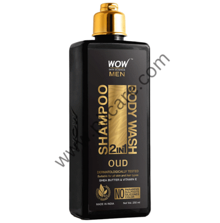 WOW Skin Science Men Oud 2 In 1 Shampoo + Body Wash