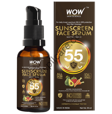 WOW Skin Science Sun Screen Face Serum SPF 50 PA++