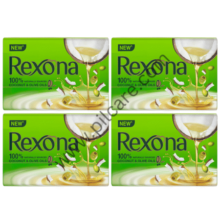 Rexona Coconut and Olive Oil Soap (100gm Each)