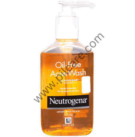 Neutrogena Oil Free Acne Wash Facial Cleanser with Salicylic Acid | For Acne Prone Skin