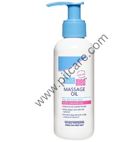 Sebamed Baby Skin Soothing Massage Oil with Soya & Wheat Germ Oil