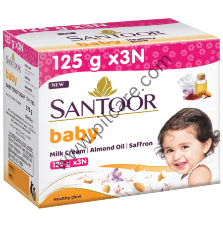 Santoor Baby Soap (125gm Each)