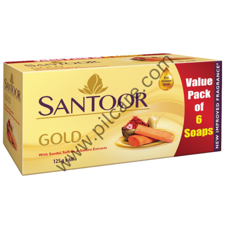 Santoor Gold Soap (125gm Each)