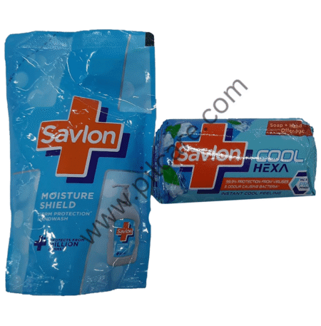 Savlon Cool Hexa Soap 75gm Each (Buy 3 Get 1 Soap & 1 Savlon Handwash 175ml Free)