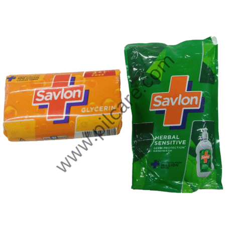 Savlon Glycerin Soap 75gm Each (Buy 3 Get 1 Soap & 1 Savlon Handwash 175ml Free)