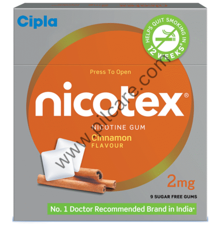 Nicotex Cinnamon Chewing Gums Cinnamon