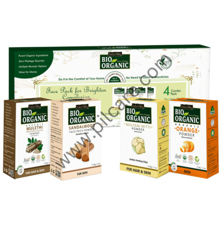 Indus Valley Bio Organic Face Pack for Brighten Complexion DIY Combo Beauty Kit
