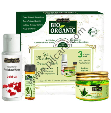 Indus Valley Bio Organic Skin Moisturizing Serum Pack DIY Combo Beauty Kit