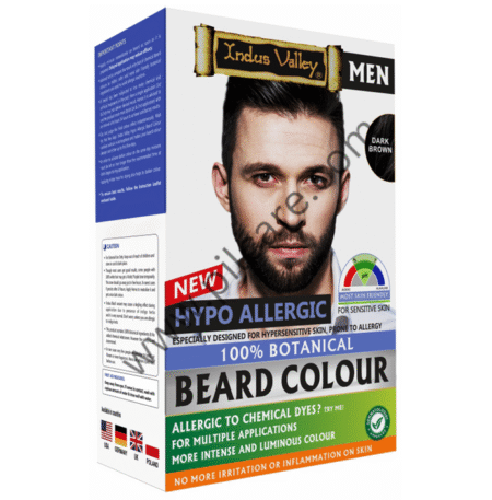 Indus Valley Hypo Allergic Men Beard Colour Dark Brown