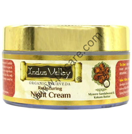 Indus Valley Organic Ayurveda Cream Retexturing Night