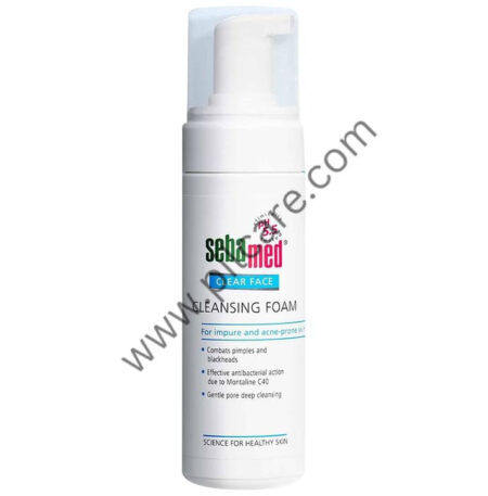 Sebamed Antibacterial Clear Face Cleansing Foam for Impure and Acne-prone Skin | Face Care Product for Pimples & Blackheads