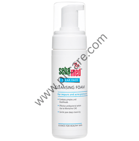 Sebamed Clear Face Cleansing Foam for Impure and Acne-prone Skin | Face Care Product for Pimples & Blackheads