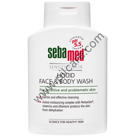Sebamed Liquid Face & Body Wash with Allantoin | For Sensitive Skin