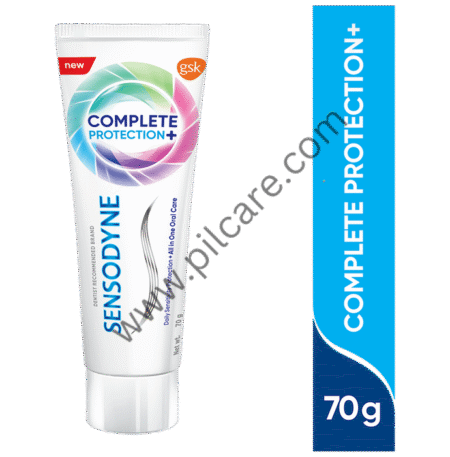 Sensodyne Complete Protection+ | For Sensitivity Protection & All in One Oral Care (70gm Each)