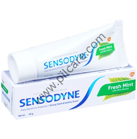 Sensodyne Fresh Mint Toothpaste | For Strong Teeth & Healthy Gums