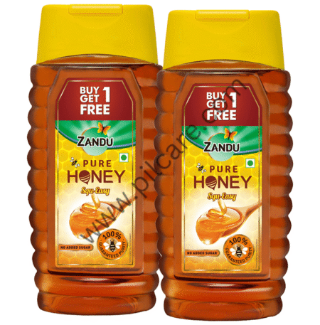Zandu Pure Honey Squ-Easy | No Added Sugar | Buy 1 Get 1 Free