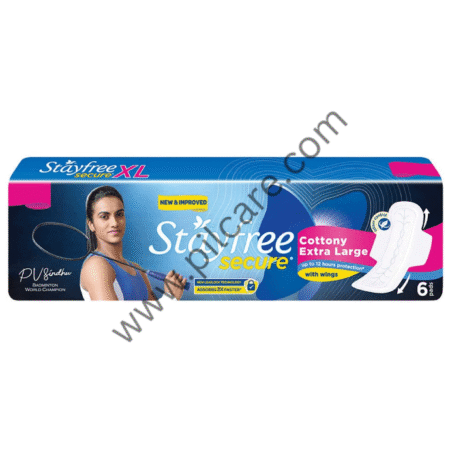 Stayfree Secure Cottony Soft with Wings Pads XL