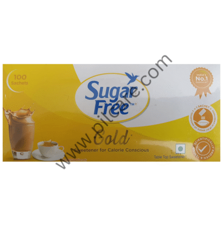Sugar Free Gold Sweetener for Calorie Conscious (100 Sachet Each)