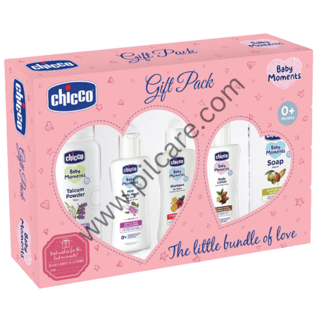 Chicco Baby Moments Gift Pack Set 0M+ Pink
