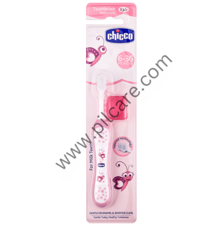 Chicco Kids Toothbrush for 6-36 Months Pink