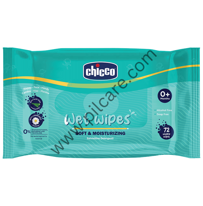Chicco Wet Wipes Soft & Moisturizing