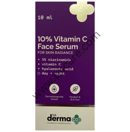 The Derma Co 10% Vitamin C Face Serum with Niacinamide | For Skin Radiance | Brightening Face Care Product