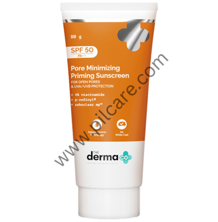 The Derma Co Minimizing Priming Sunscreen SPF 50 PA+++