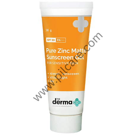 The Derma Co Pure Zinc Matte Sunscreen Gel
