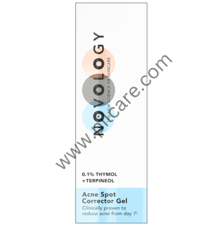 Novology 0.1% Thymol + Terpineol Acne Spot Corrector Gel for Acne Reduction