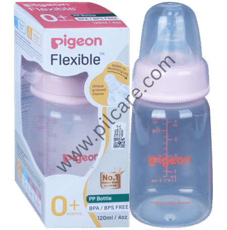 Pigeon 0+ Flexible PP Feeding Bottle