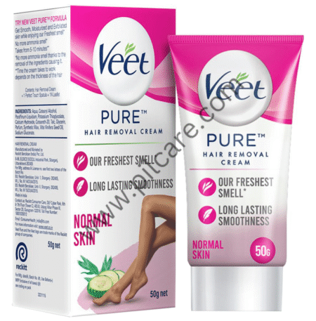 Veet Pure Hair Removal Cream for Women | No Ammonia Smell | For Normal Skin