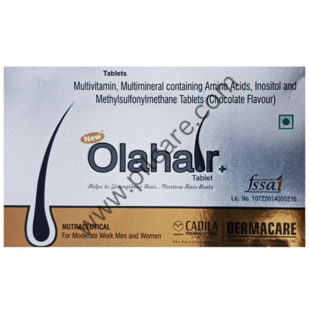 Veg Tablet for Anti Hair-Fall with Biotin, Amino Acids, Vitamin, Minerals and Grape Seed Extract Tablet