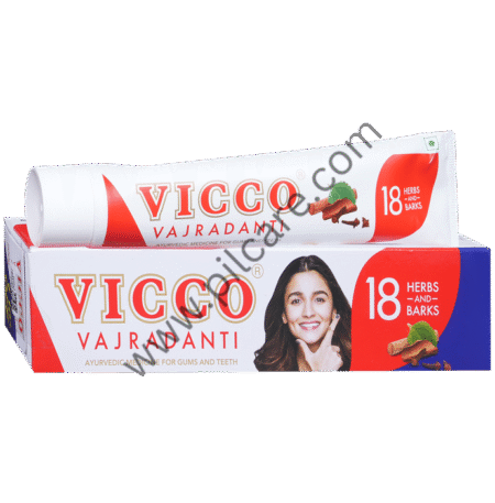 Vicco Vajradanti Ayurvedic Medicine for Healthy Gums and Teeth | Regular
