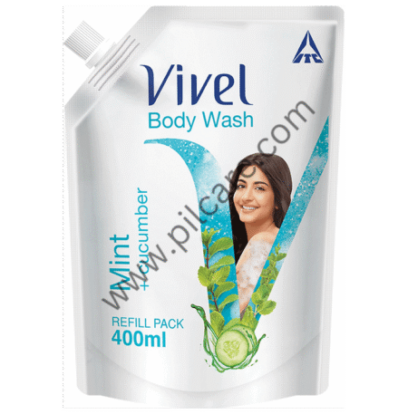 Vivel Mint + Cucumber Refill Pack Body Wash