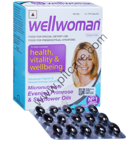 Wellwoman Health Supplement Capsule with Vitamins & Minerals | For Premenstrual Syndrome