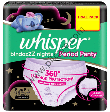 Whisper Bindazzz Night Period Panty Trial Pack M-L