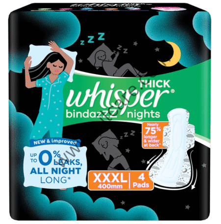 Whisper Bindazzz Nights Pads | Size XXXL
