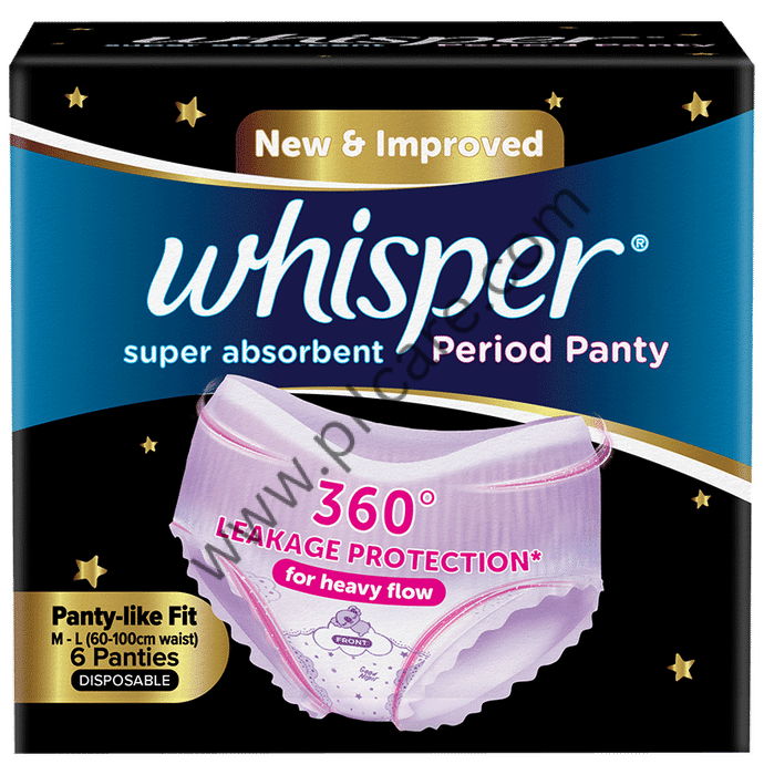 Whisper Bindazzz Nights Period Panties