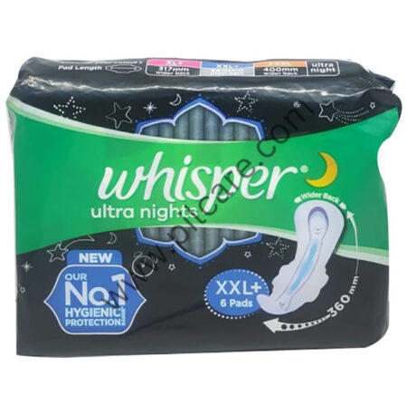 Whisper Ultra Nights Wings Sanitary Pads XXL+