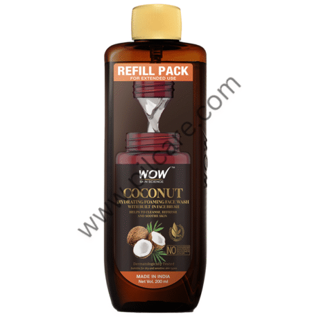 WOW Skin Science Coconut Hydrating Foaming Face Wash Refill Pack