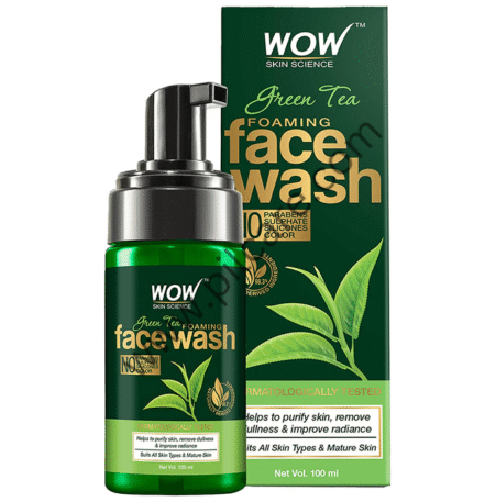 WOW Skin Science Green Tea Foaming Face Wash