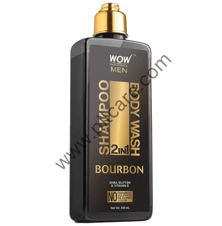 WOW Skin Science Men Bourbon 2 In 1 Shampoo + Body Wash