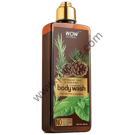 WOW Skin Science Peppermint, Pine & Rosemary Foaming Body Wash