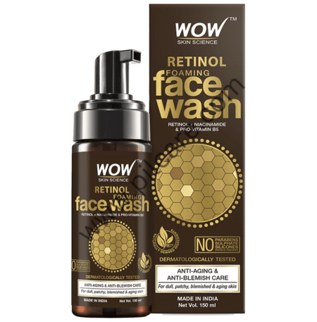 WOW Skin Science Retinol Foaming Face Wash