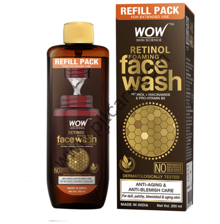 WOW Skin Science Retinol Foaming Face Wash Refill Pack