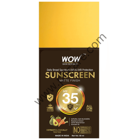 WOW Skin Science Sunscreen Matte Finish SPF 35 PA++