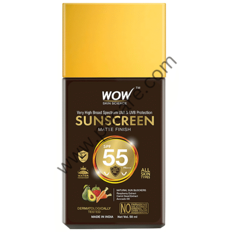 WOW Skin Science Sunscreen Matte Finish SPF 55 PA+++